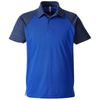 Team 365 Men's Sport Royal/Sport Dark Navy Command Snag-Protection Colorblock Polo