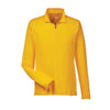 Team 365 Men's Sport Athletic Gold Zone Performance Quarter-Zip