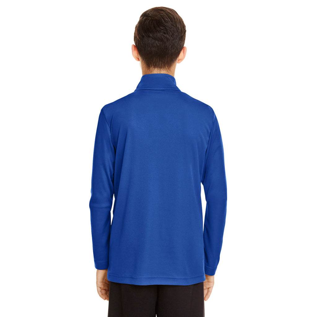 Team 365 Youth Sport Royal Zone Performance Quarter Zip