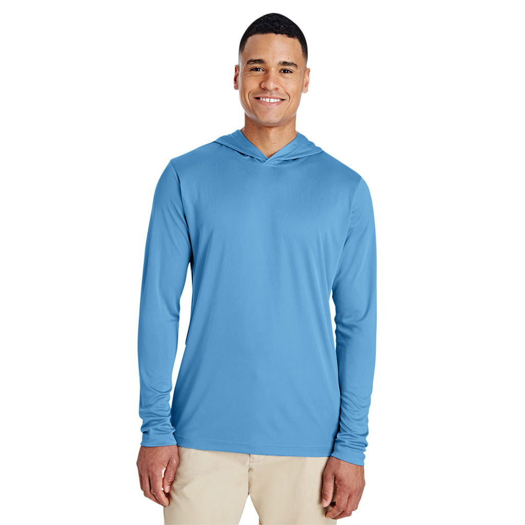 Team 365 Men's Sport Light Blue Zone Performance Hoodie