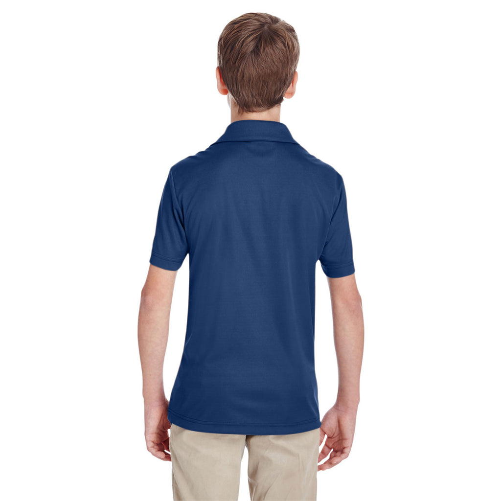 Team 365 Youth Sport Dark Navy Zone Performance Polo