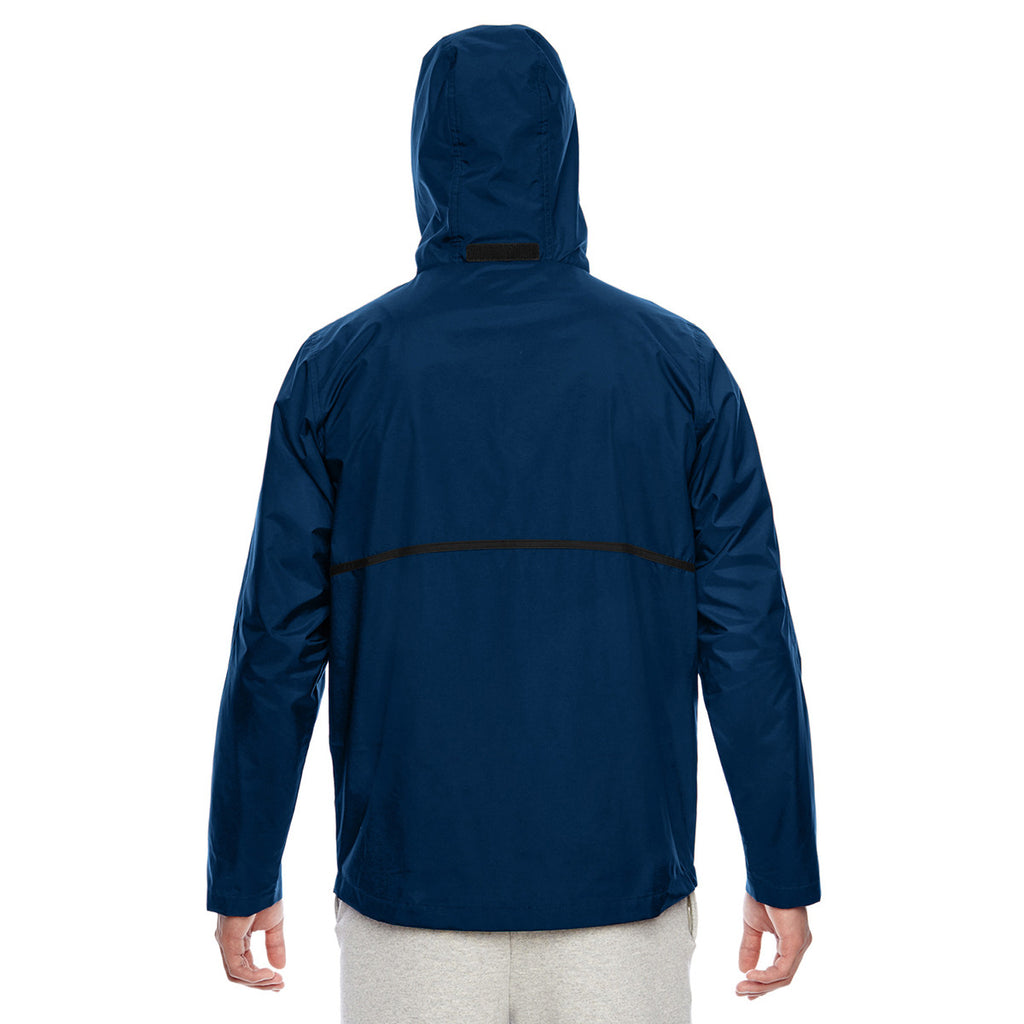 Team 365 Men's Sport Dark Navy Conquest Jacket with Mesh Lining