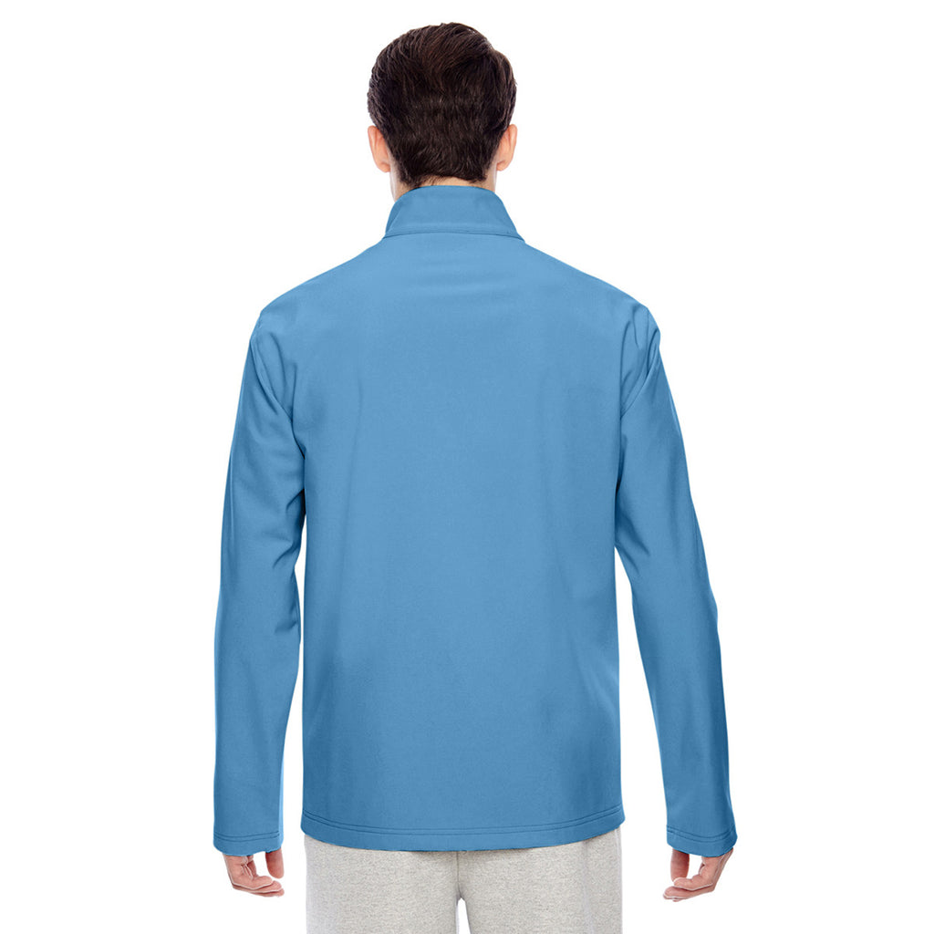 Team 365 Men's Sport Light Blue Leader Soft Shell Jacket