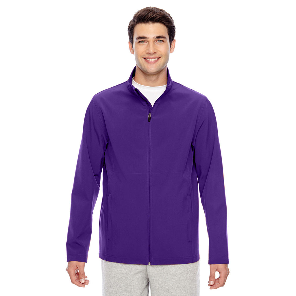 Team 365 Men's Sport Purple Leader Soft Shell Jacket