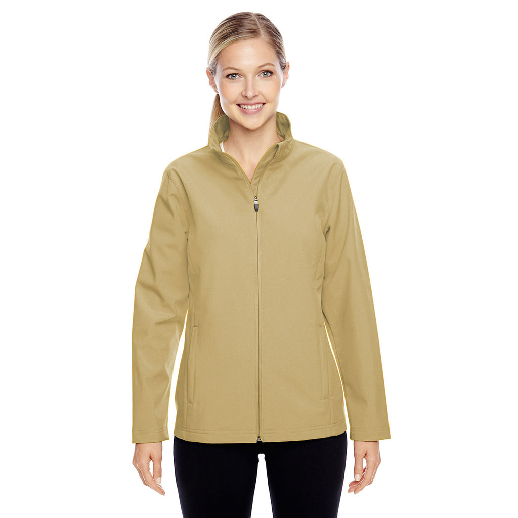 Team 365 Women's Sport Vegas Gold Leader Soft Shell Jacket