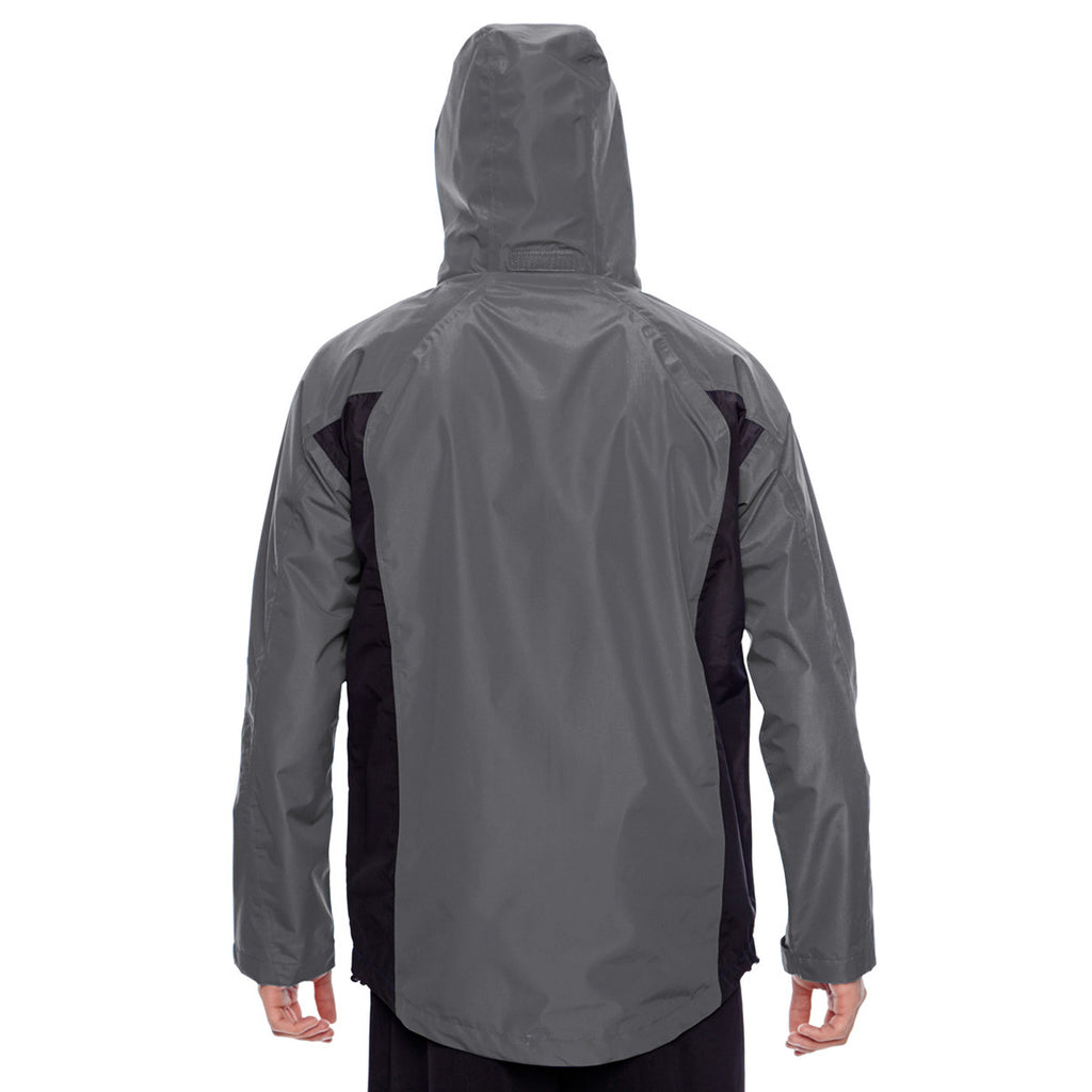 Team 365 Men's Sport Graphite Dominator Waterproof Jacket