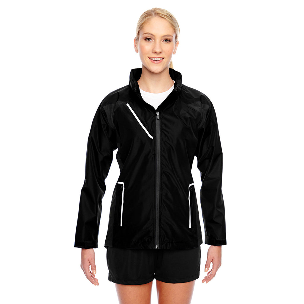 Team 365 Women's Black Dominator Waterproof Jacket