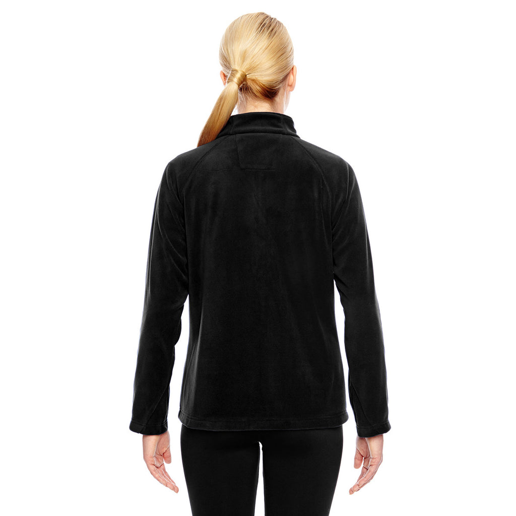 Team 365 Women's Black Campus Microfleece Jacket