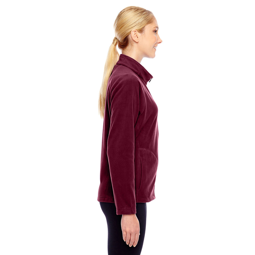 Team 365 Women's Sport Maroon Campus Microfleece Jacket