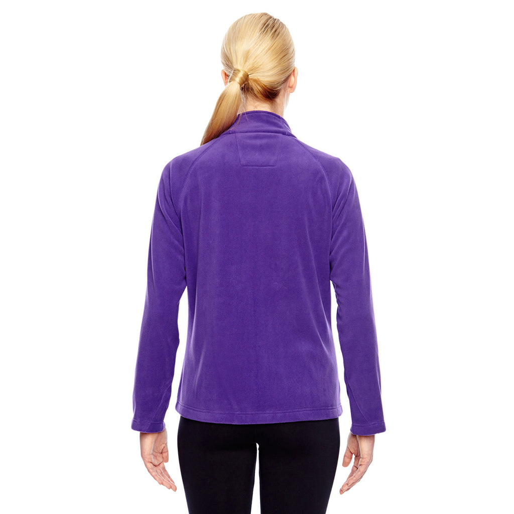 Team 365 Women's Sport Purple Campus Microfleece Jacket