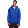 Team 365 Men's Sport Royal Zone HydroSport Heavyweight Full-Zip Hooded Sweatshirt