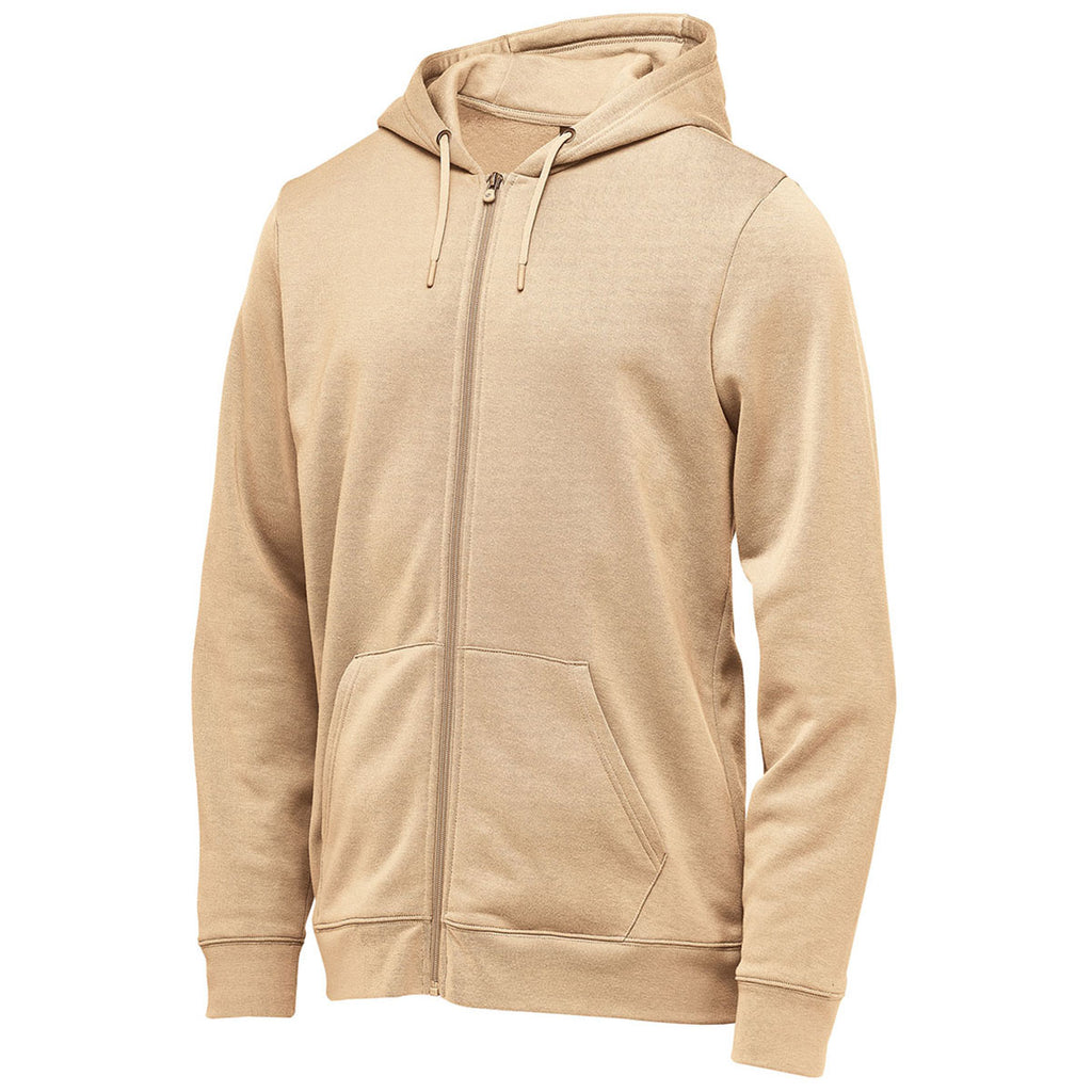 Stormtech Men's Oatmeal Heather Monashee Fleece Full Zip Hoody