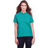 UltraClub Women's Jade Lakeshore Stretch Cotton Performance Polo