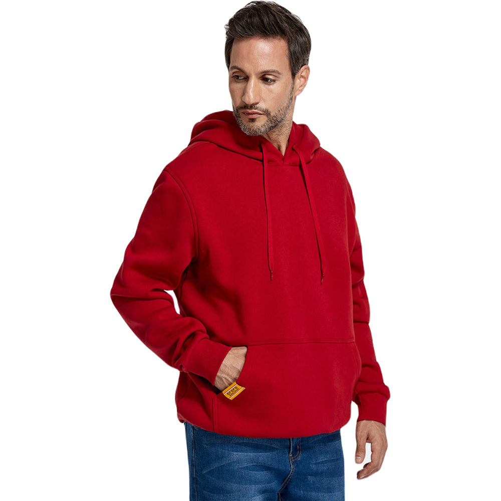 Ororo Unisex Red Heated Pullover Hoodie