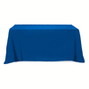 Hit Royal Blue Flat Poly/Cotton 3-Sided Table Cover