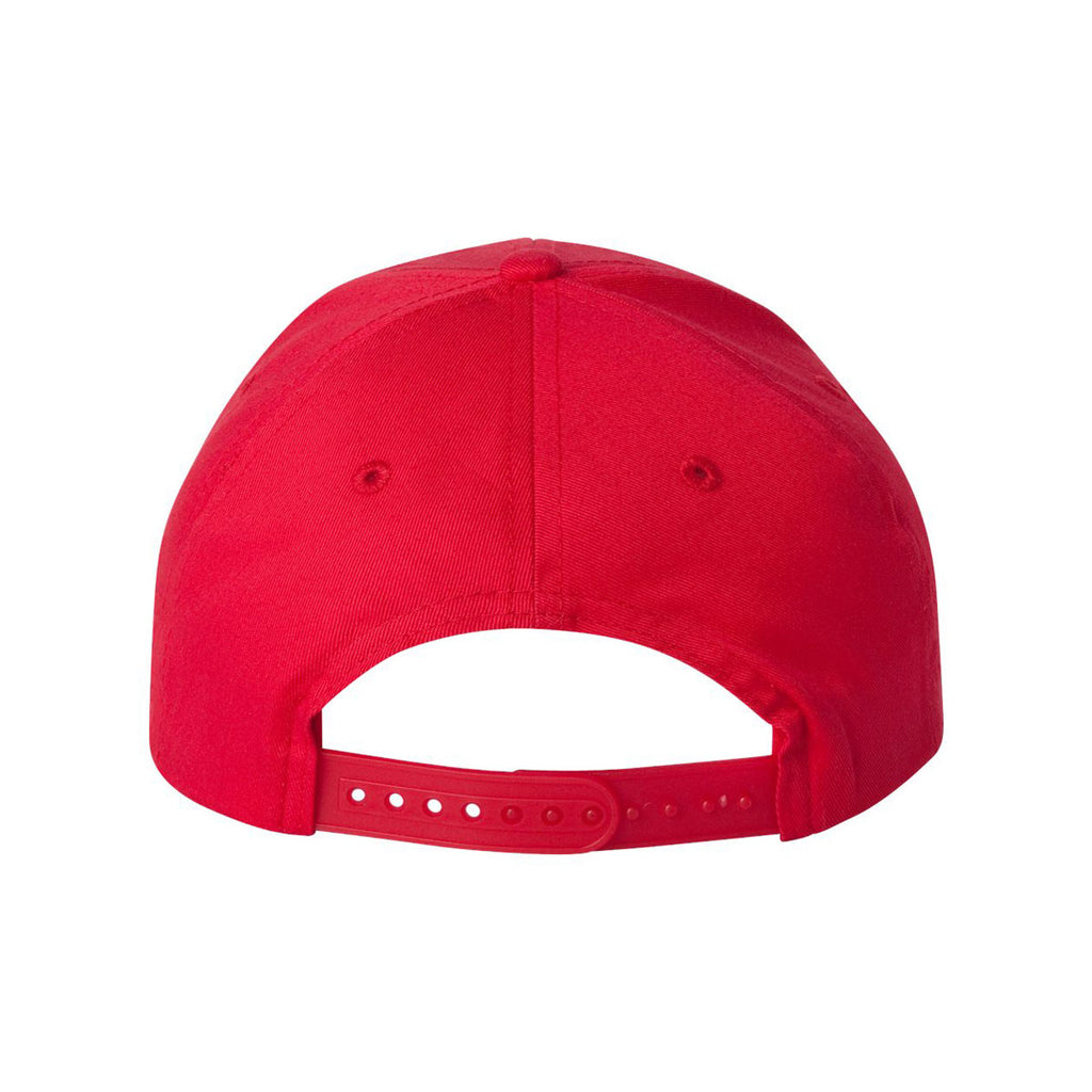 Valucap Red Twill Cap