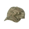 Valucap Tan Camo Classic Dad's Cap