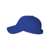 Valucap Royal Blue Unstructured Washed Chino Twill Cap