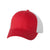 Valucap Red/White Twill Trucker Cap