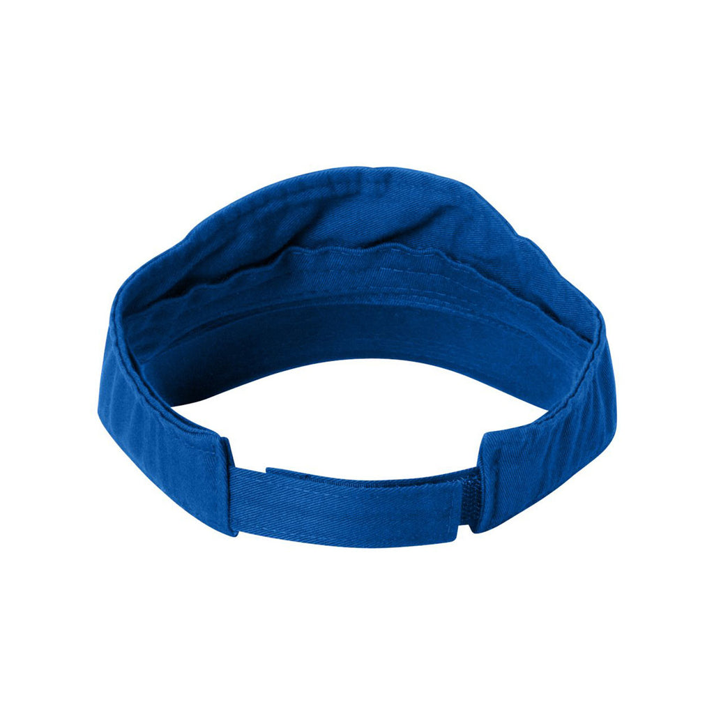 Valucap Royal Blue Bio-Washed Visor