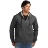 Volunteer Knitwear Men's Charcoal Heather Chore Fleece Full-Zip Hoodie