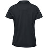 Stormtech Women's Black Dockyard Performance Short Sleeve Polo