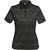 Stormtech Women's Carbon/Black Vibe Performance Polo