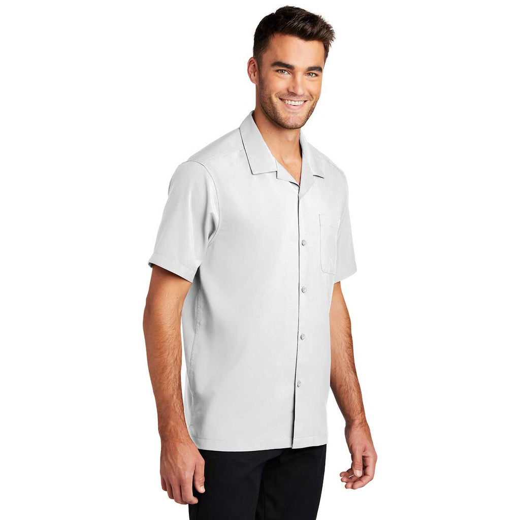 Port Authority Men's White Short Sleeve Performance Staff Shirt