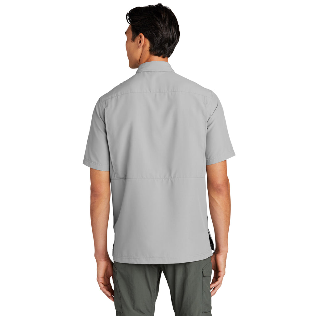 Port Authority Men's Gusty Grey Short Sleeve UV Daybreak Shirt