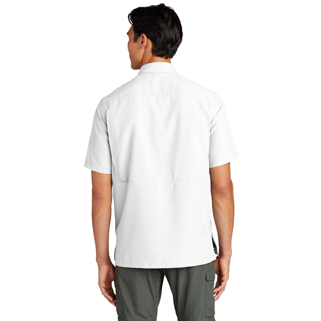 Port Authority Men's White Short Sleeve UV Daybreak Shirt