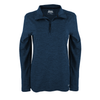 48-Hour Zusa Women's Navy Heather Brisk Quarter Zip