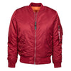 Alpha Industries Women's Commander Red MA-1 Flight Jacket