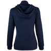 Greg Norman Women's Navy/Heather Lab 1/4 Zip Hoodie