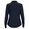 Greg Norman Women's Navy Play Dry Tulip Neck 1/4-Zip