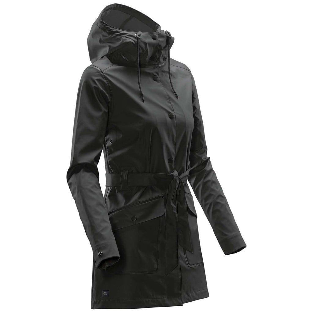 Stormtech Women's Black Waterfall Rain Jacket