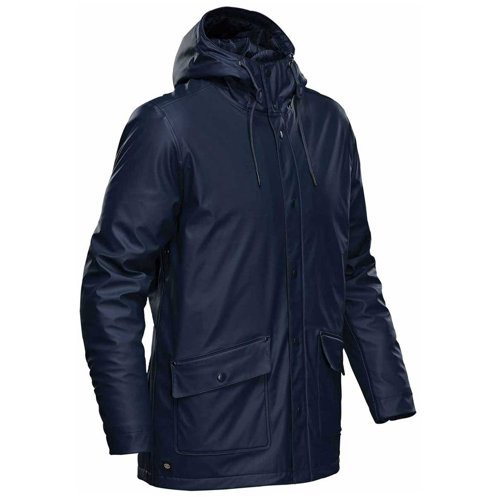 Stormtech Men's Navy Waterfall Insulated Rain Jacket