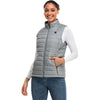 Ororo Women's Grey Classic Heated Vest