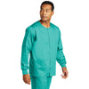 WonderWink Unisex Teal Blue WorkFlex Snap-Front Scrub Jacket