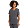 WonderWink Women's Pewter Premiere Flex V-Neck Top