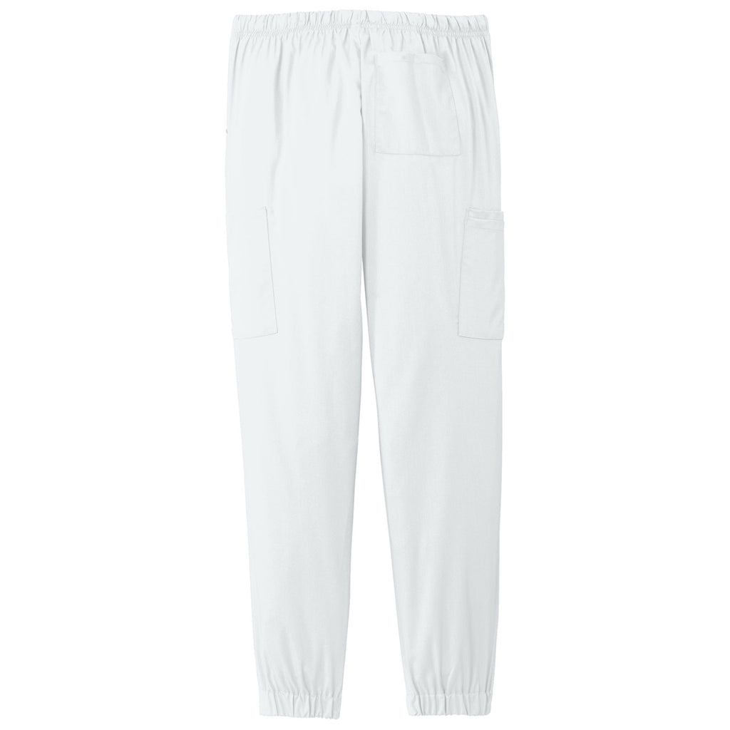 WonderWink Women's White Premiere Flex Jogger Pant