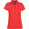 Stormtech Women's Scarlet/Black Inertia Sport Polo