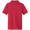 Port Authority Youth Rich Red Core Classic Pique Polo