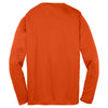 Sport-Tek Youth Deep Orange Long Sleeve PosiCharge Competitor Tee