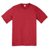 Sport-Tek Youth Scarlet Heather Contender Tee