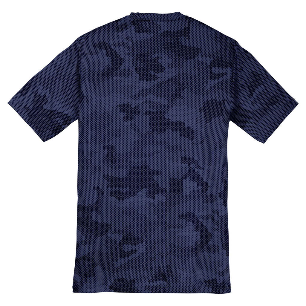 Sport-Tek Youth True Navy CamoHex Tee