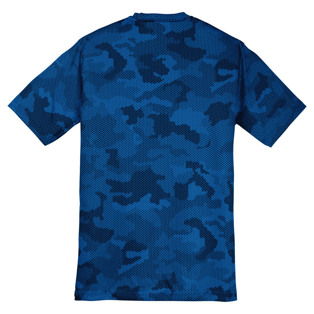 Sport-Tek Youth True Royal CamoHex Tee