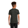 Sport-Tek Youth Black PosiCharge Digi Camo Short Sleeve Tee