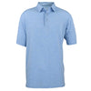 48-Hour Zusa Men's Summer Sky Heather Stripe Polo