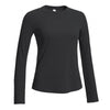 Expert Women's Black Long Sleeve Tec Tee