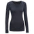 Expert Women's Black Long Sleeve Crew Base Layer